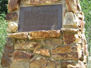 Golden Gate Mine Historical Marker